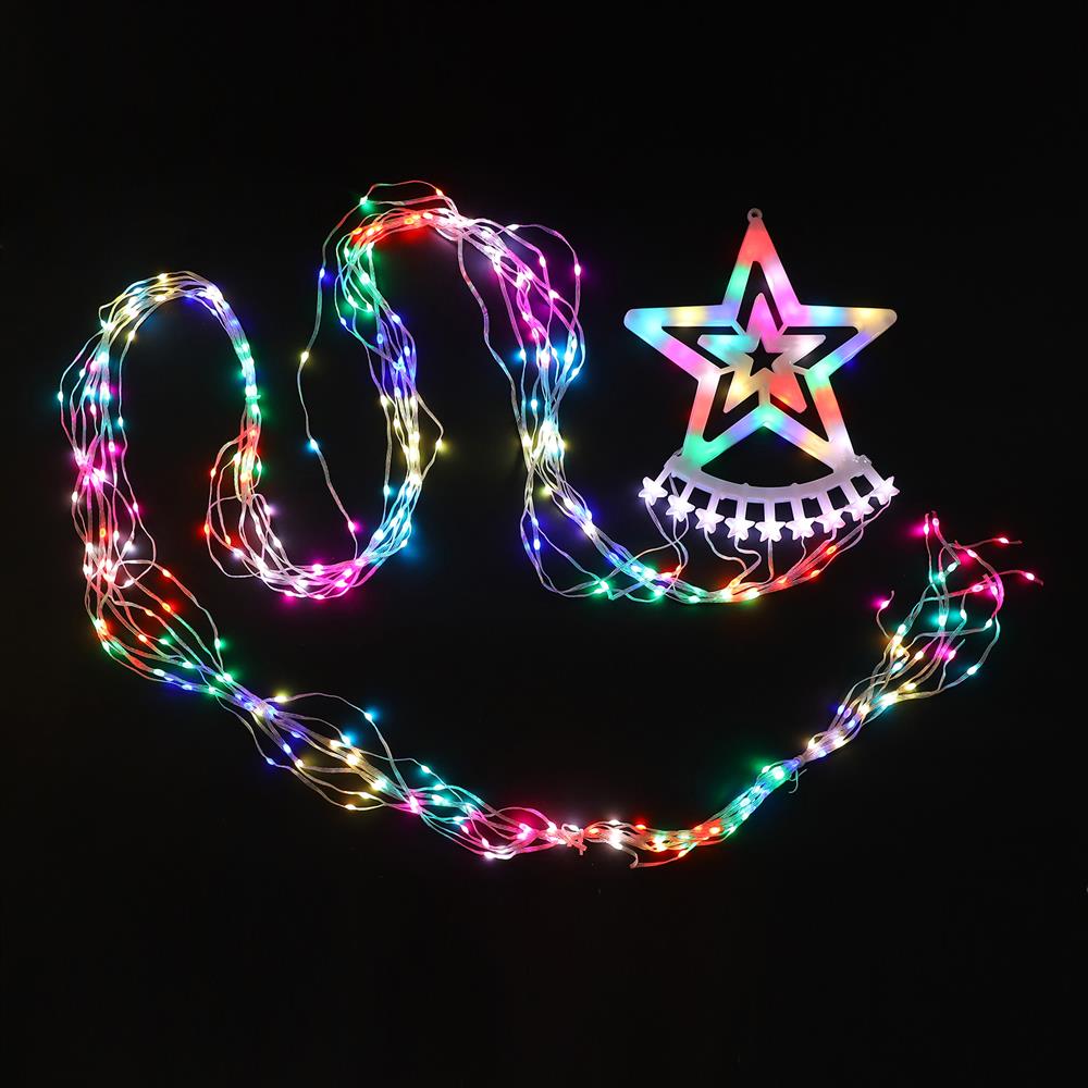 341 LED Lightshow Strand Star Xmas Lights 3.6m Christmas Lights Shop