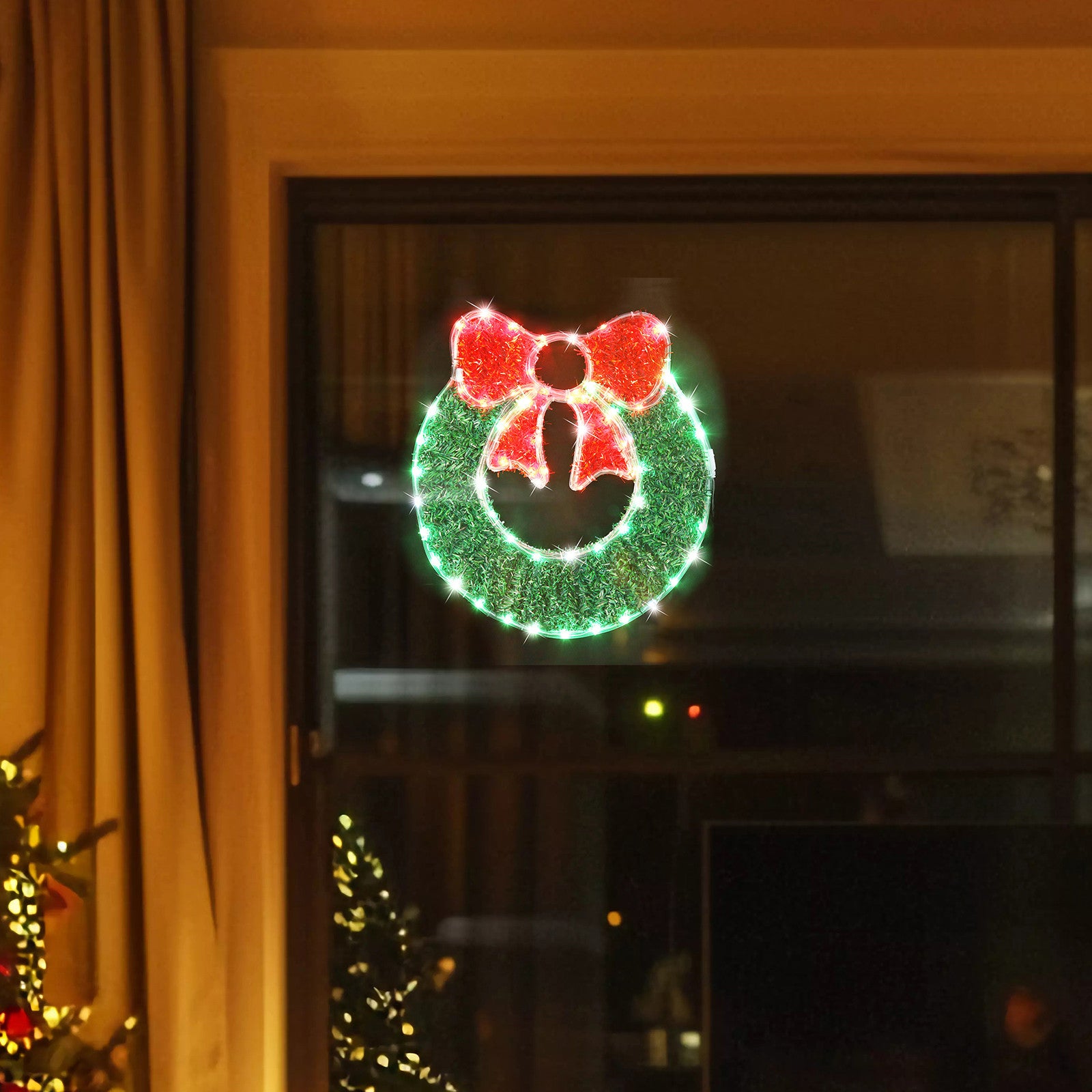 Led Tinsel Wreath Ropelight