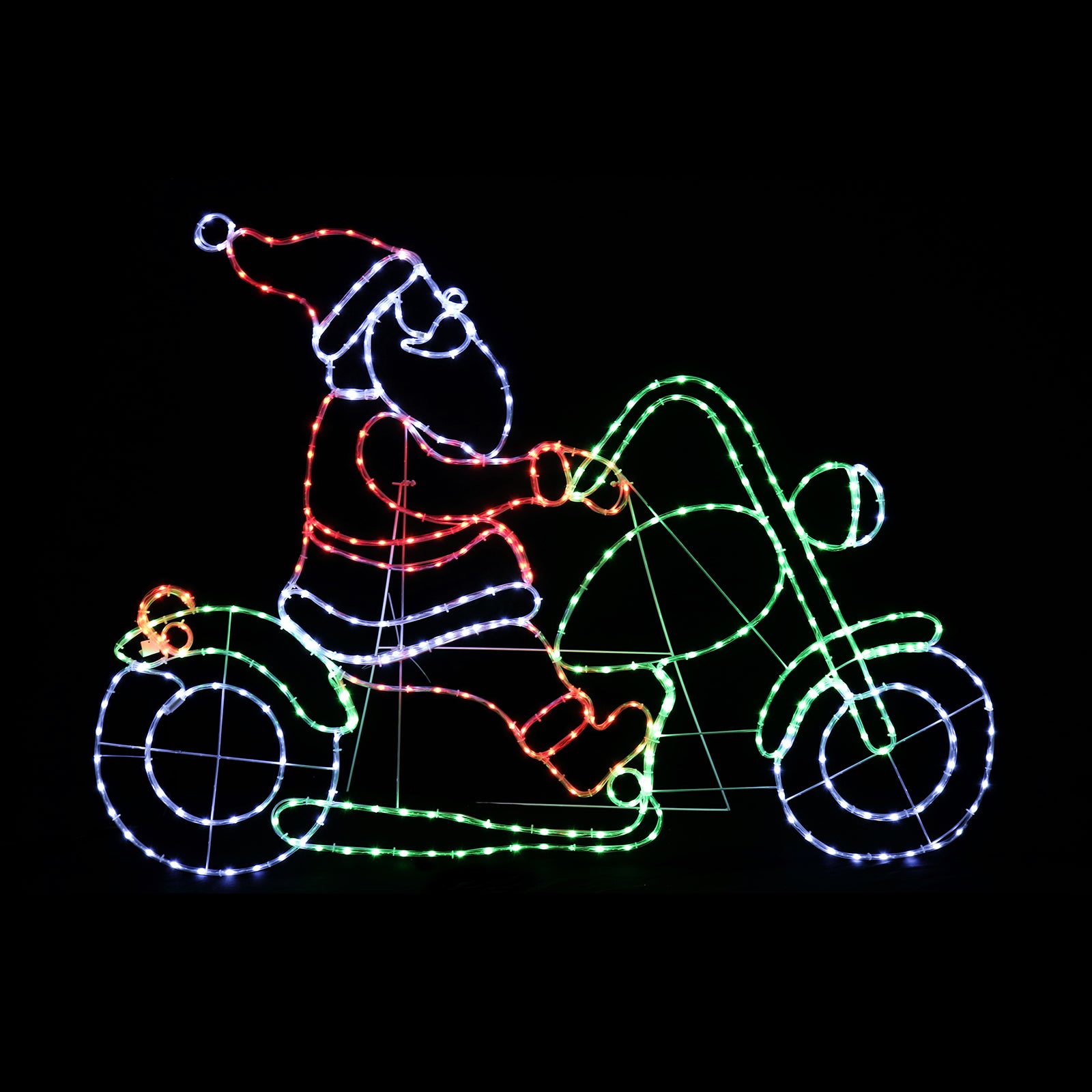 424 LED Santa Cruise Biker Tubelight Xmas Lights Christmas Lights Shop