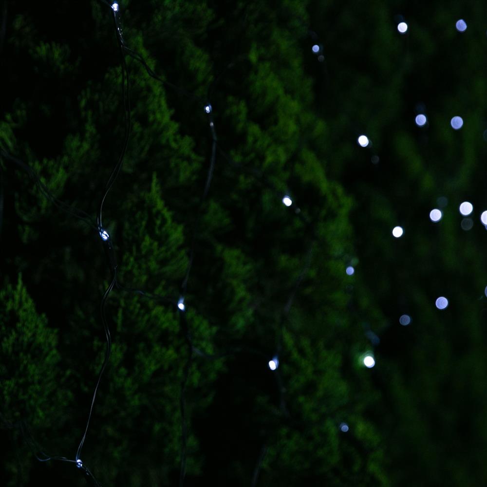 150 LED Solar Net Cool White