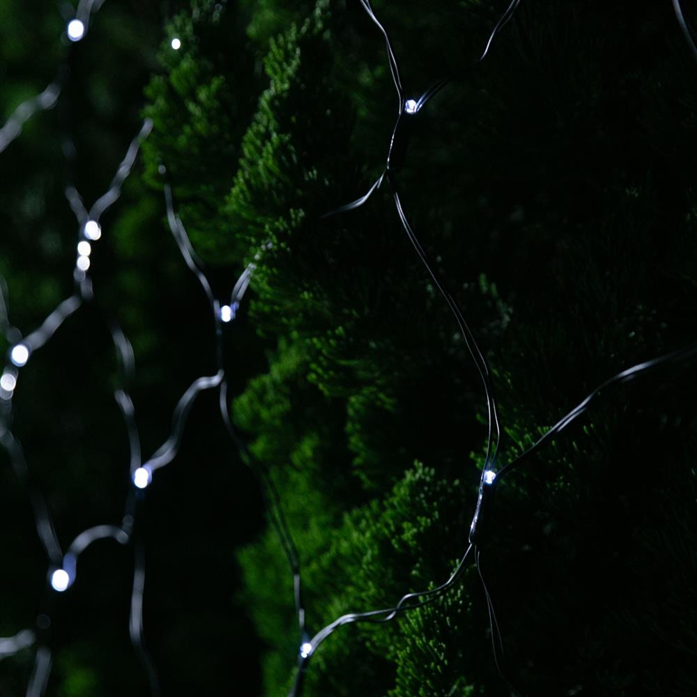 150 LED Solar Net Cool White