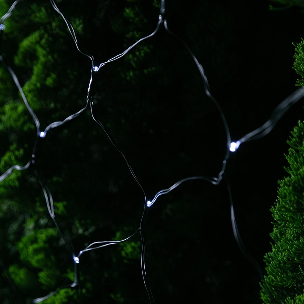 150 LED Solar Net Cool White