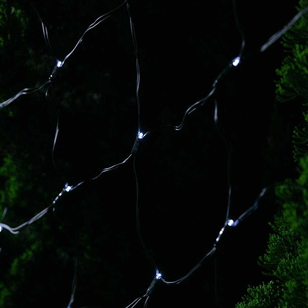 150 LED Solar Net Cool White