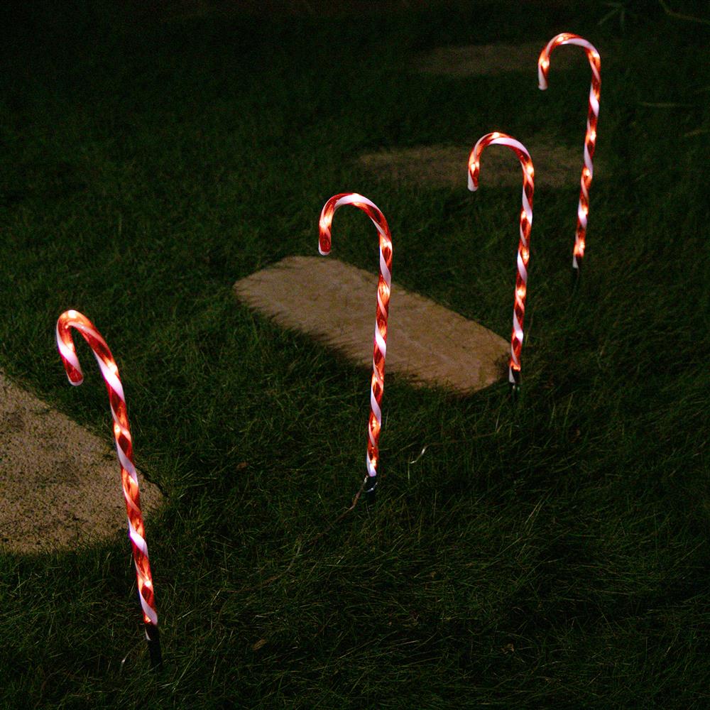 Candy Cane Lights 4pcs