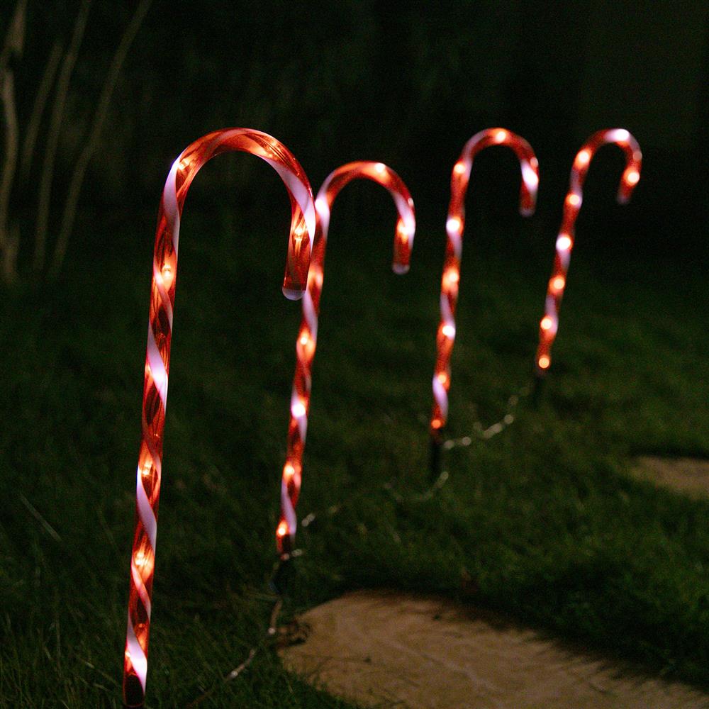 Candy Cane Lights 4pcs