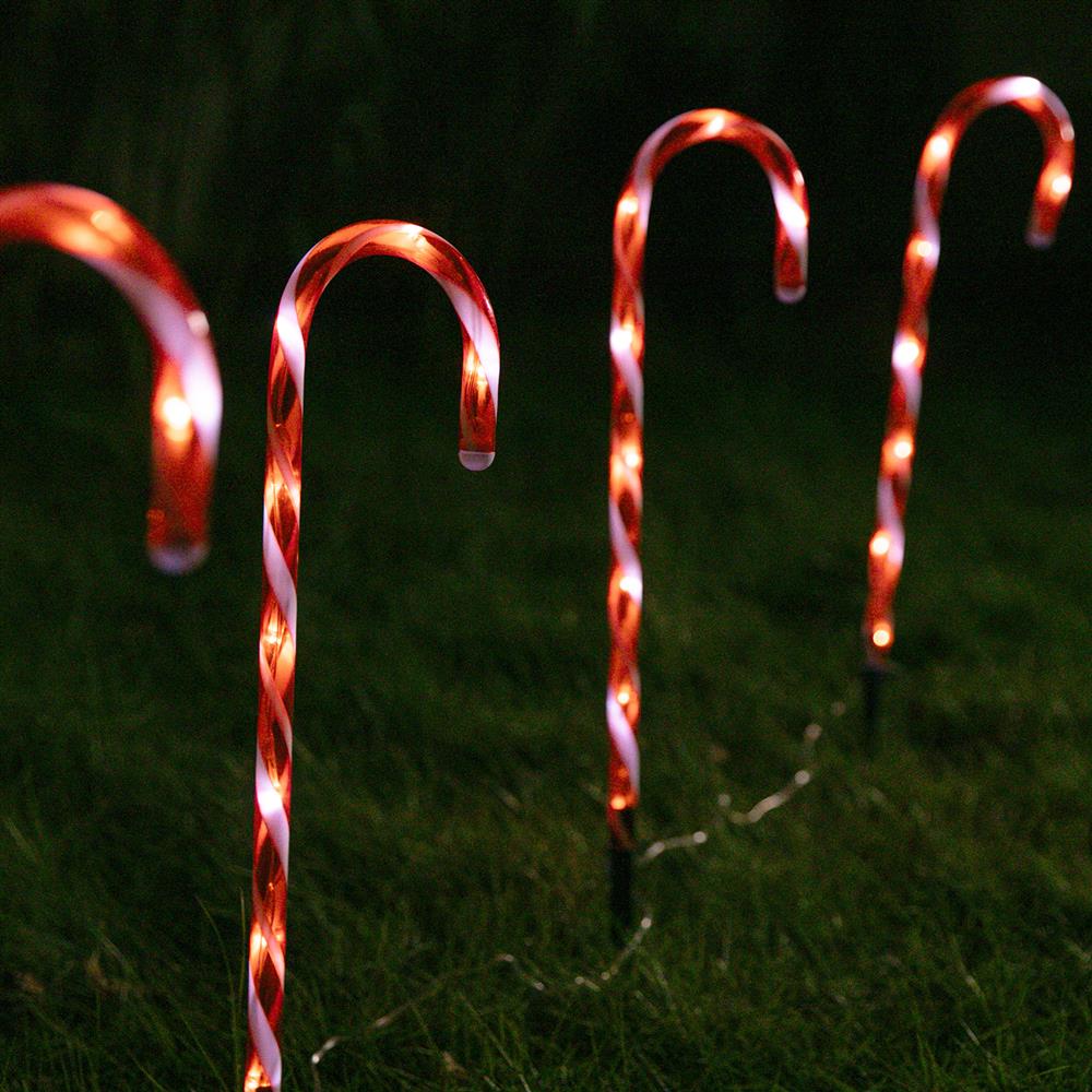 Candy Cane Lights 4pcs