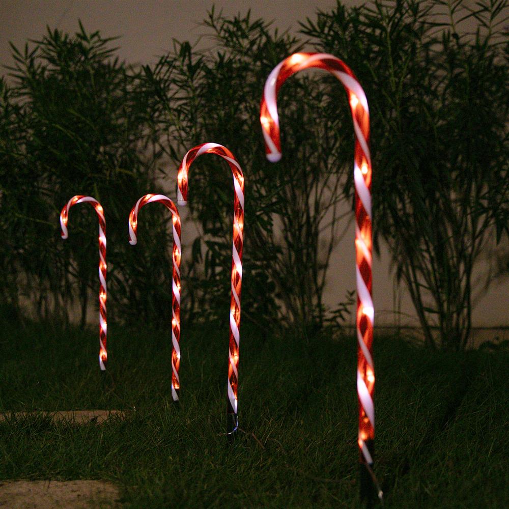 Candy Cane Lights 4pcs