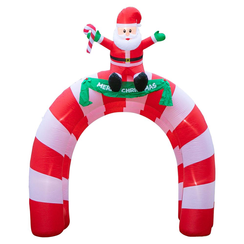 Santa Tunnel Arch Christmas Inflatable 3.3m Christmas Lights Shop