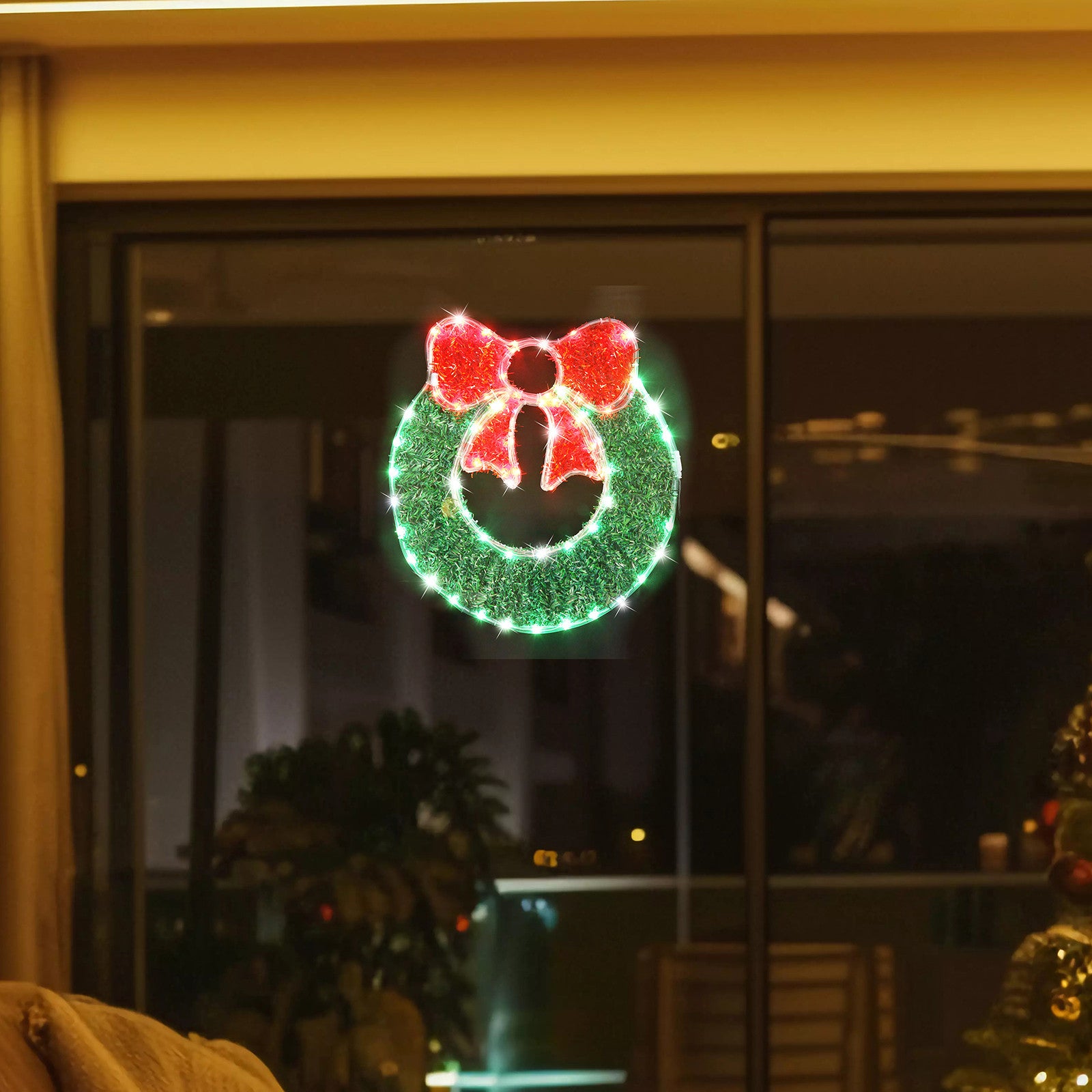 Led Tinsel Wreath Ropelight