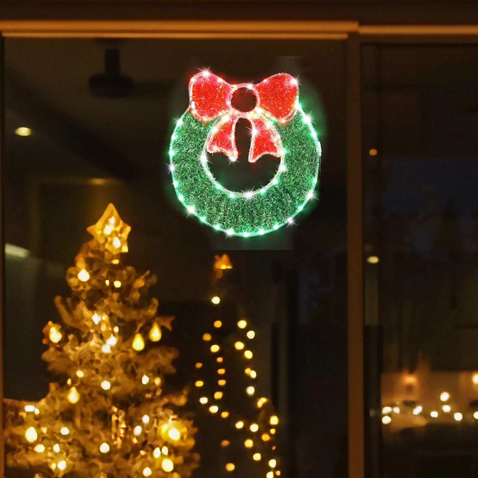 Led Tinsel Wreath Ropelight