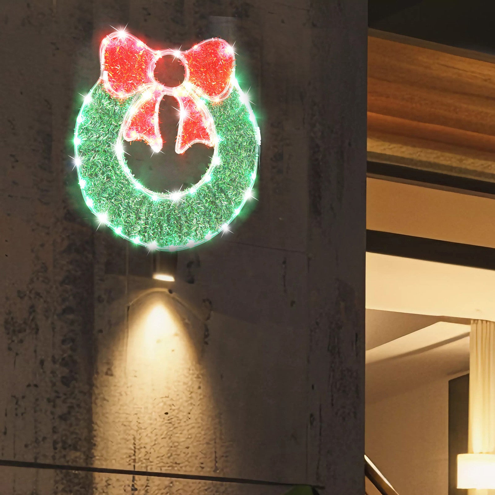 Led Tinsel Wreath Ropelight