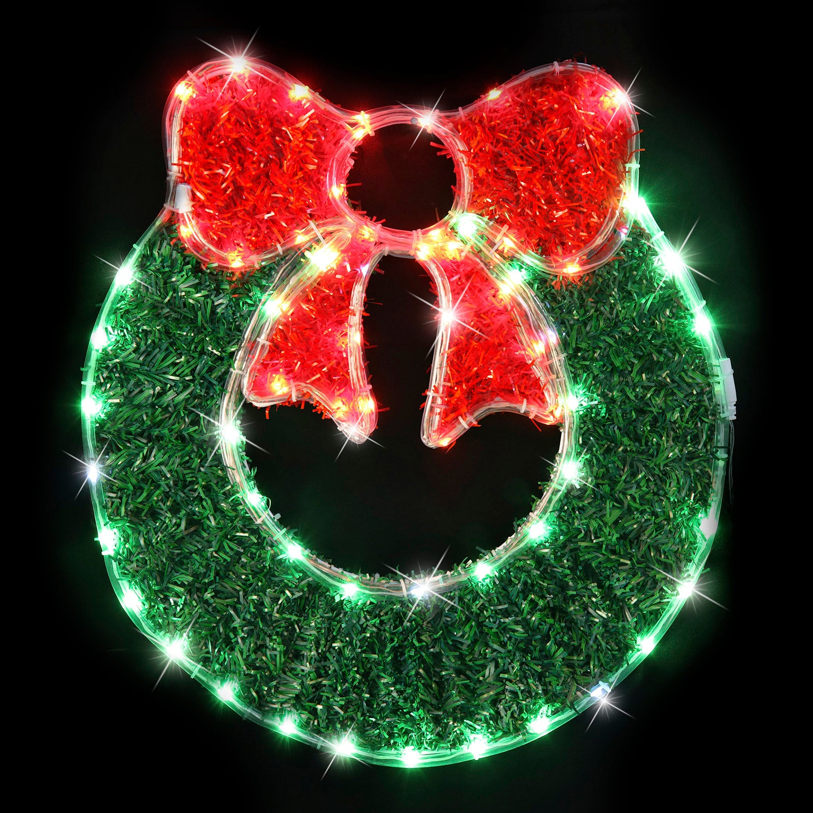Led Tinsel Wreath Ropelight