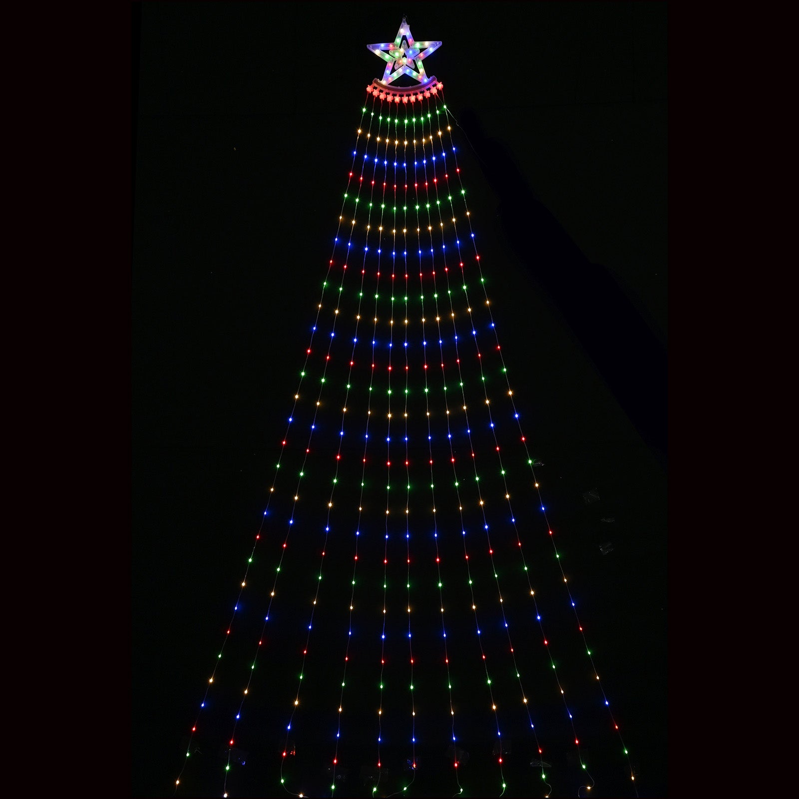 Star Waterfall String Lights Multi