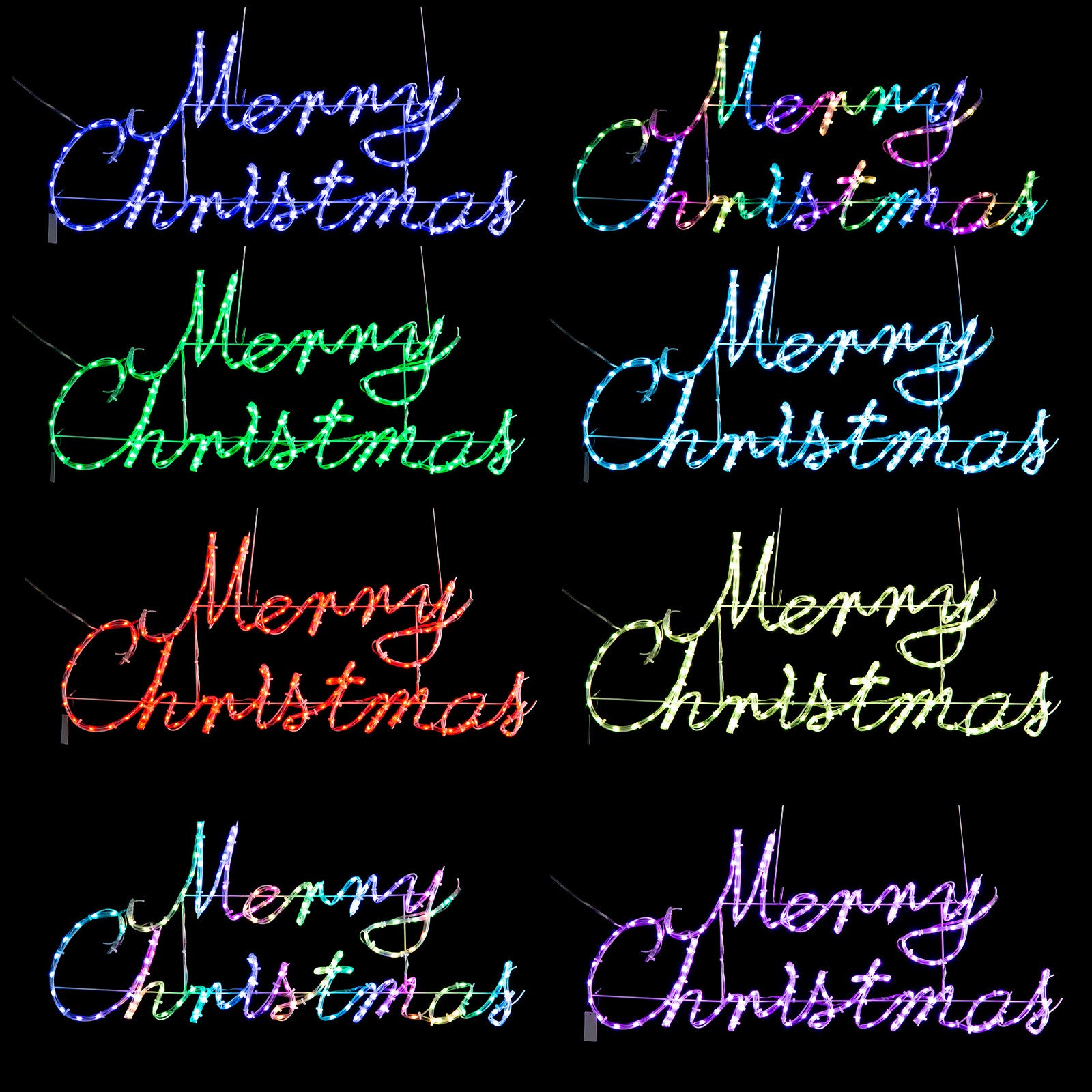 Merry Christmas Sign Smart RGB