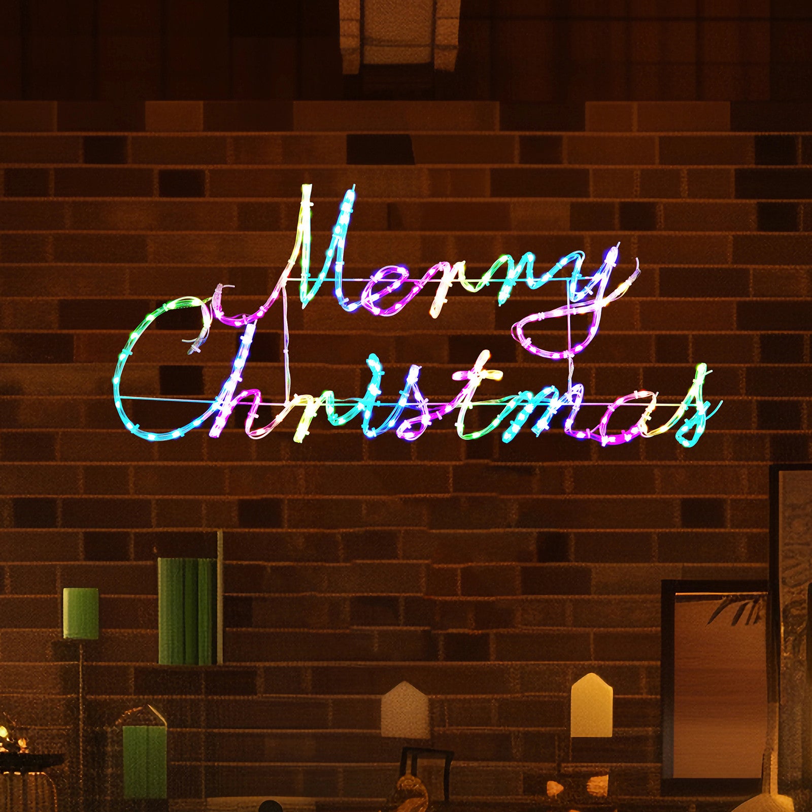 Merry Christmas Sign Smart RGB