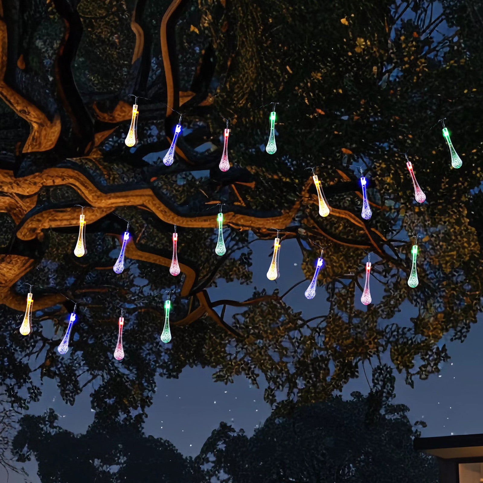 Solar LED String Bubble Multi