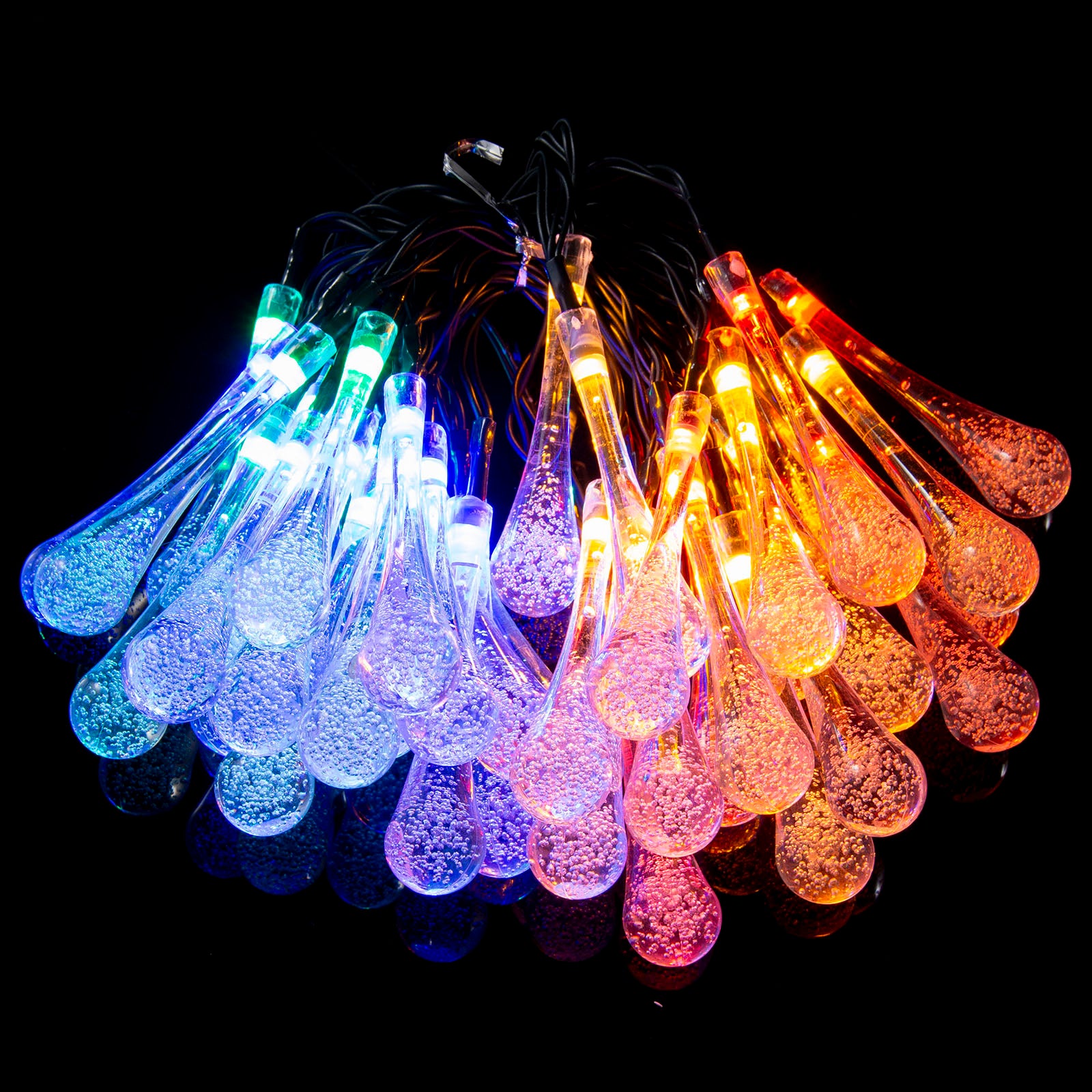 Solar LED String Bubble Multi