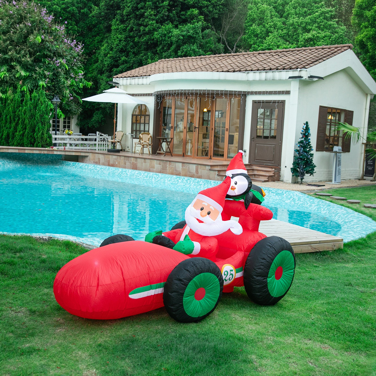 Santa Race Car 1.8m