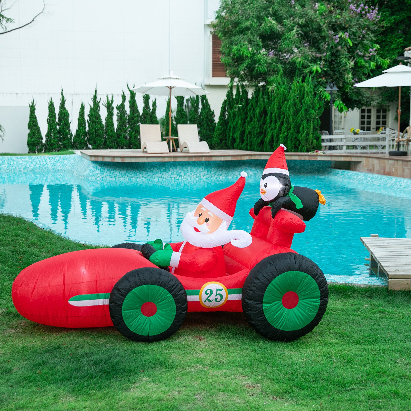 Santa Race Car 1.8m