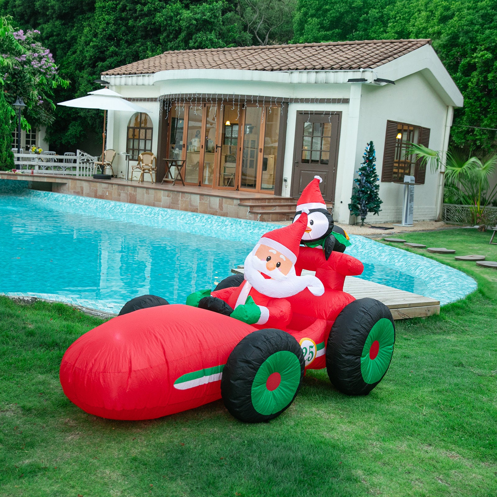 Santa Race Car 1.8m