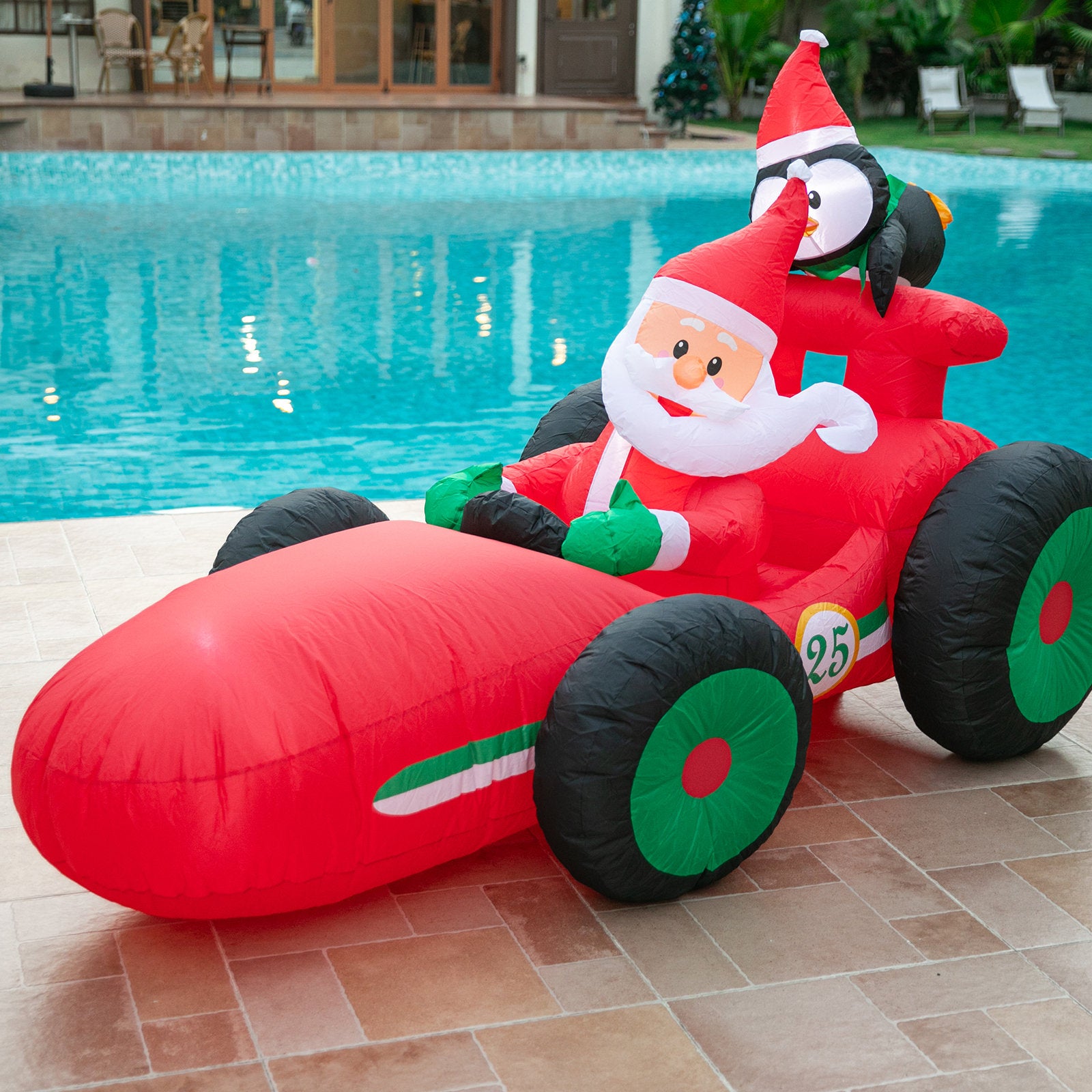 Santa Race Car 1.8m