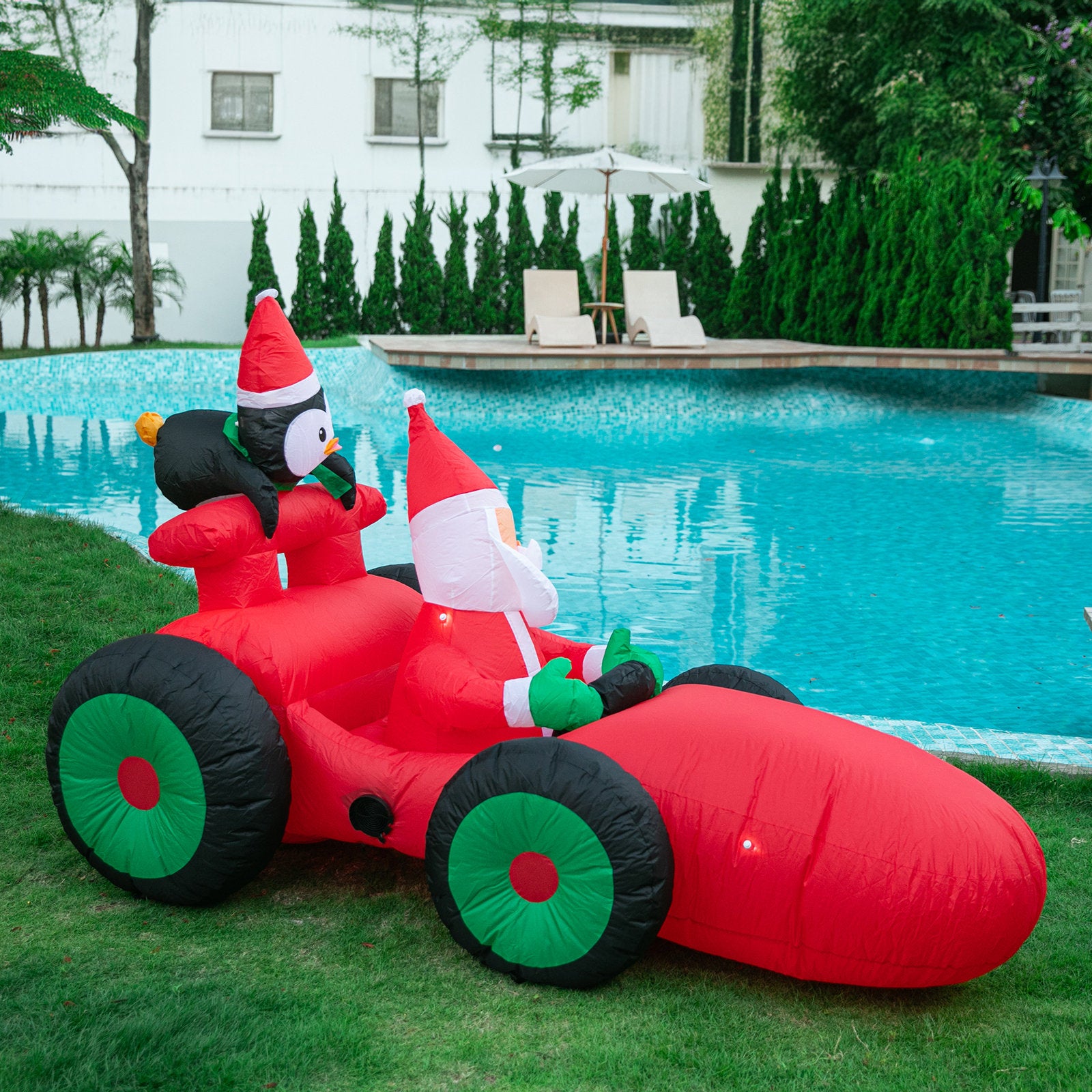 Santa Race Car 1.8m