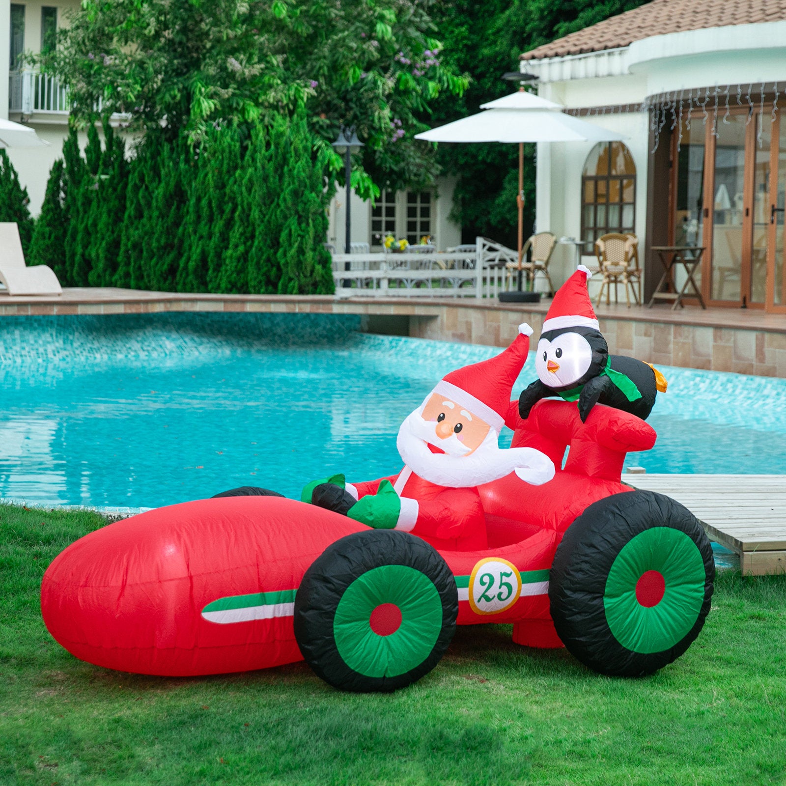 Santa Race Car 1.8m