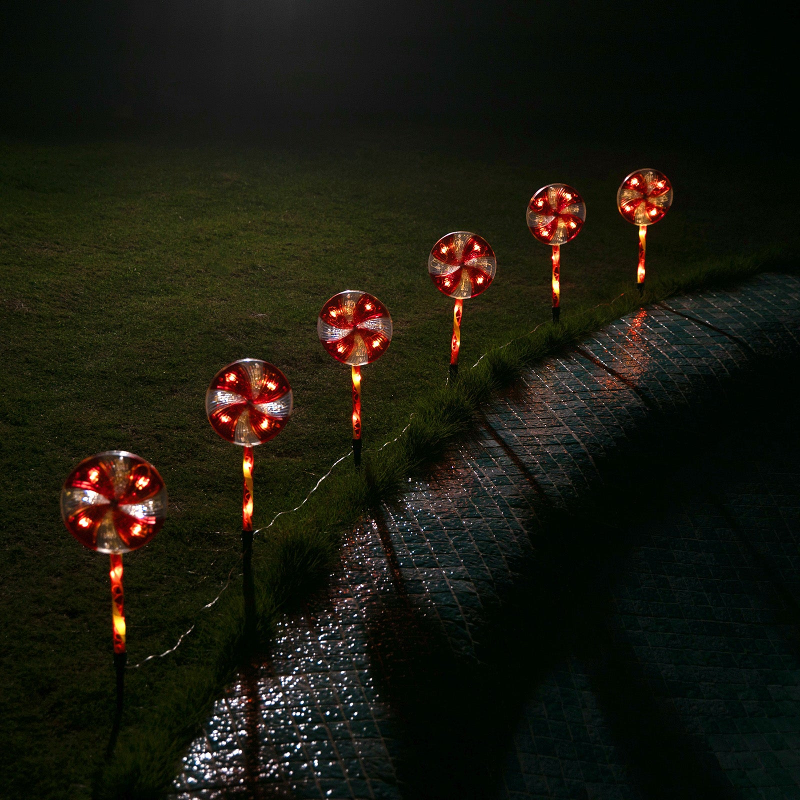 LED Lollipop Warm White 6pc