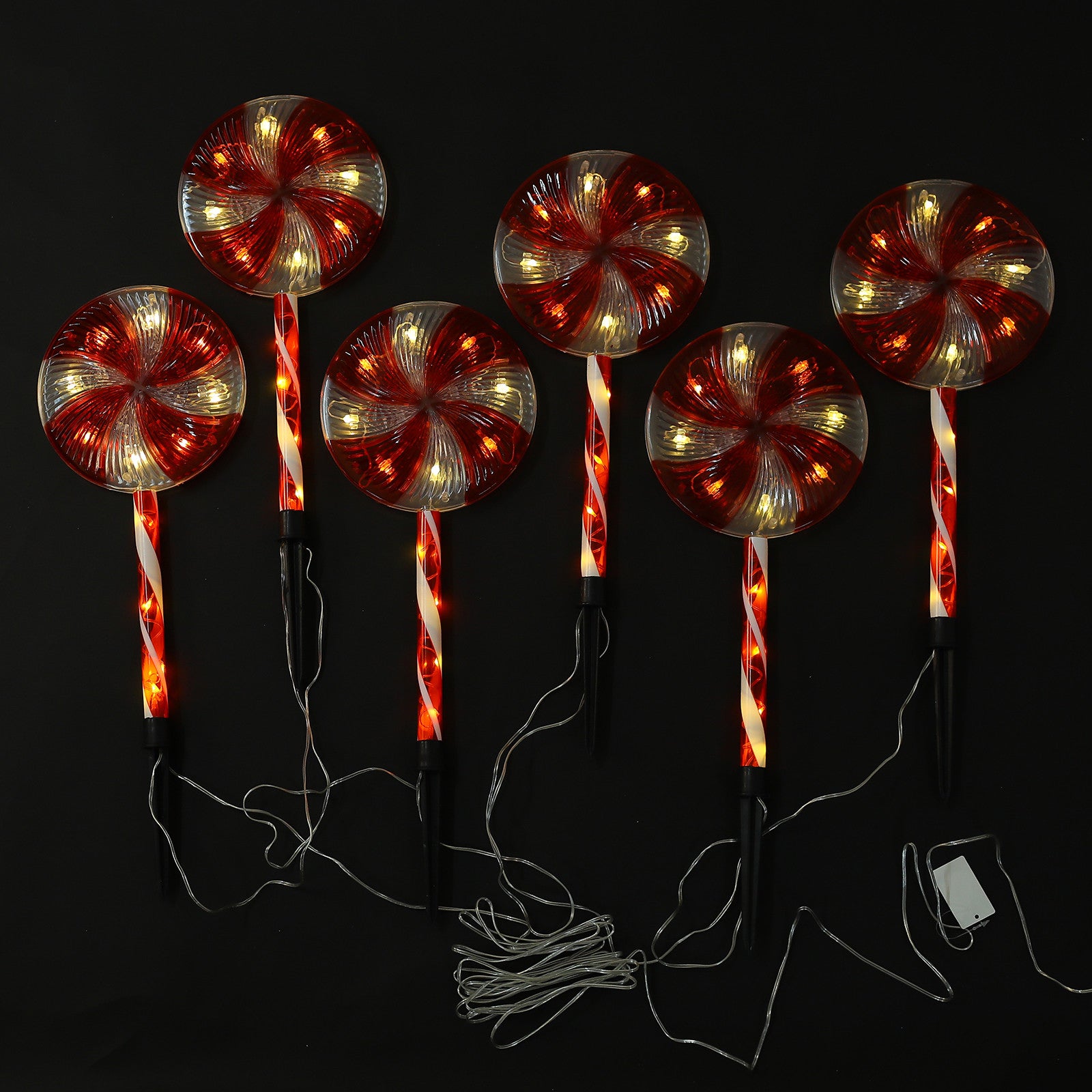 LED Lollipop Warm White 6pc