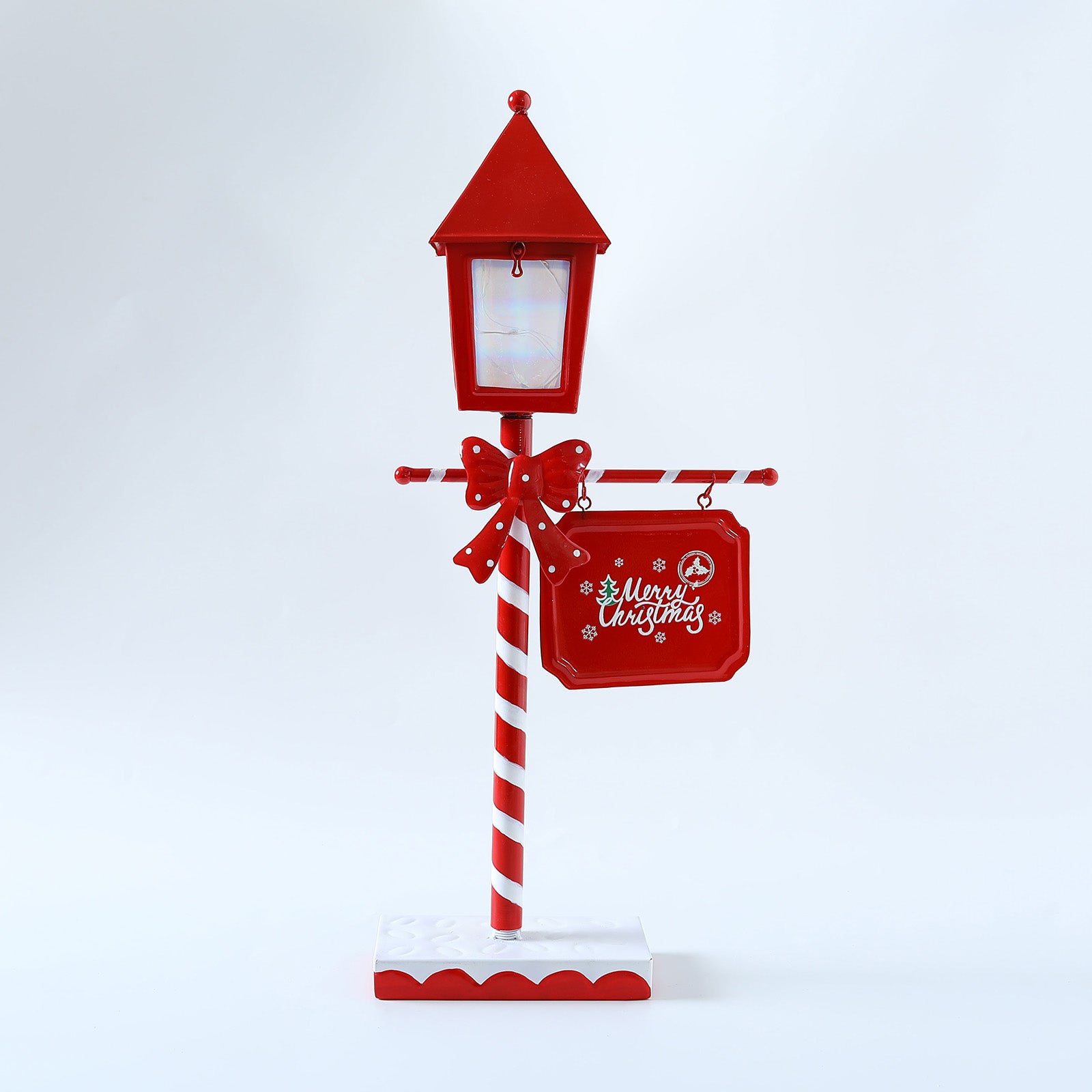 Table Lamp-Post Metal Warm White