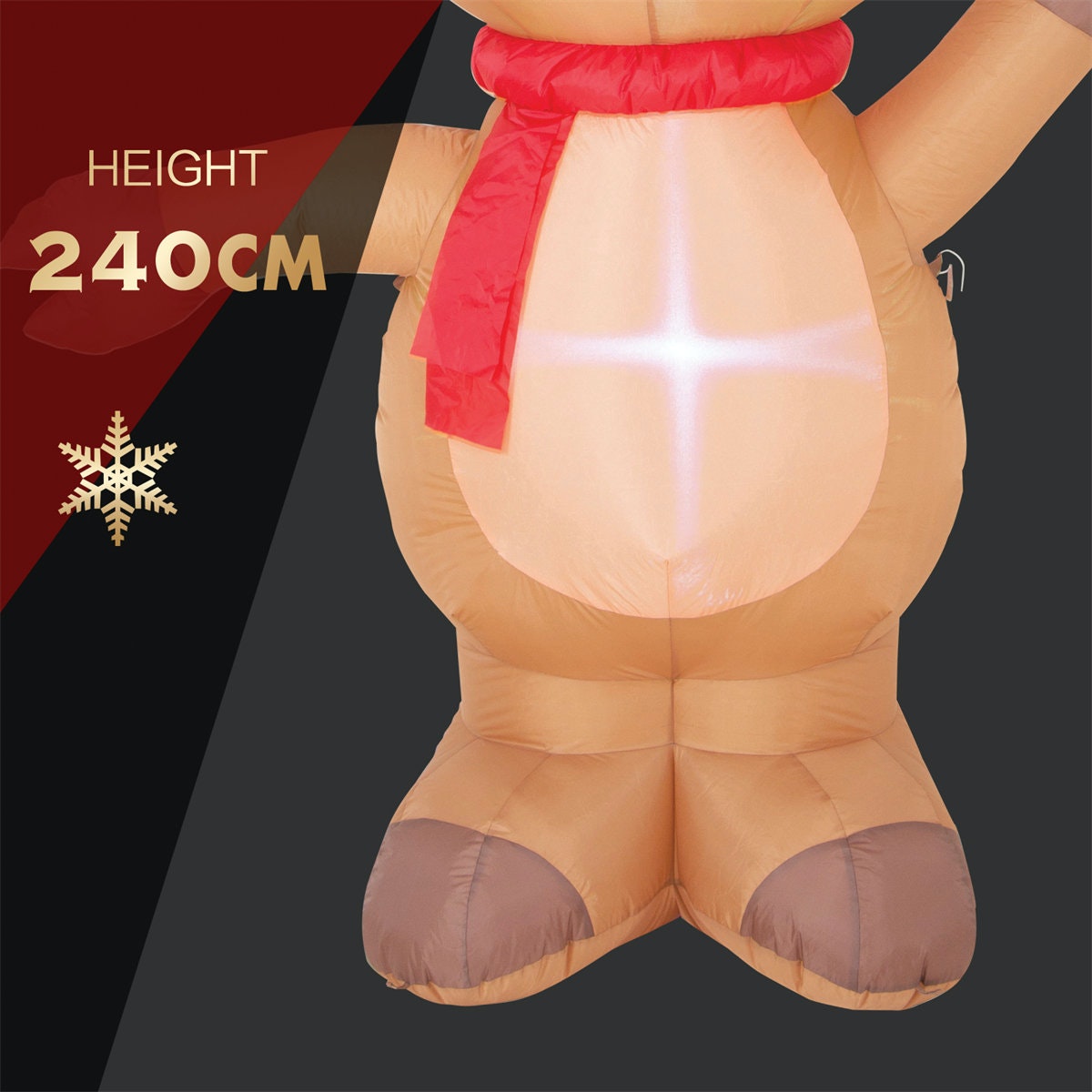 Cute Big Heads Reindeer 2.4m