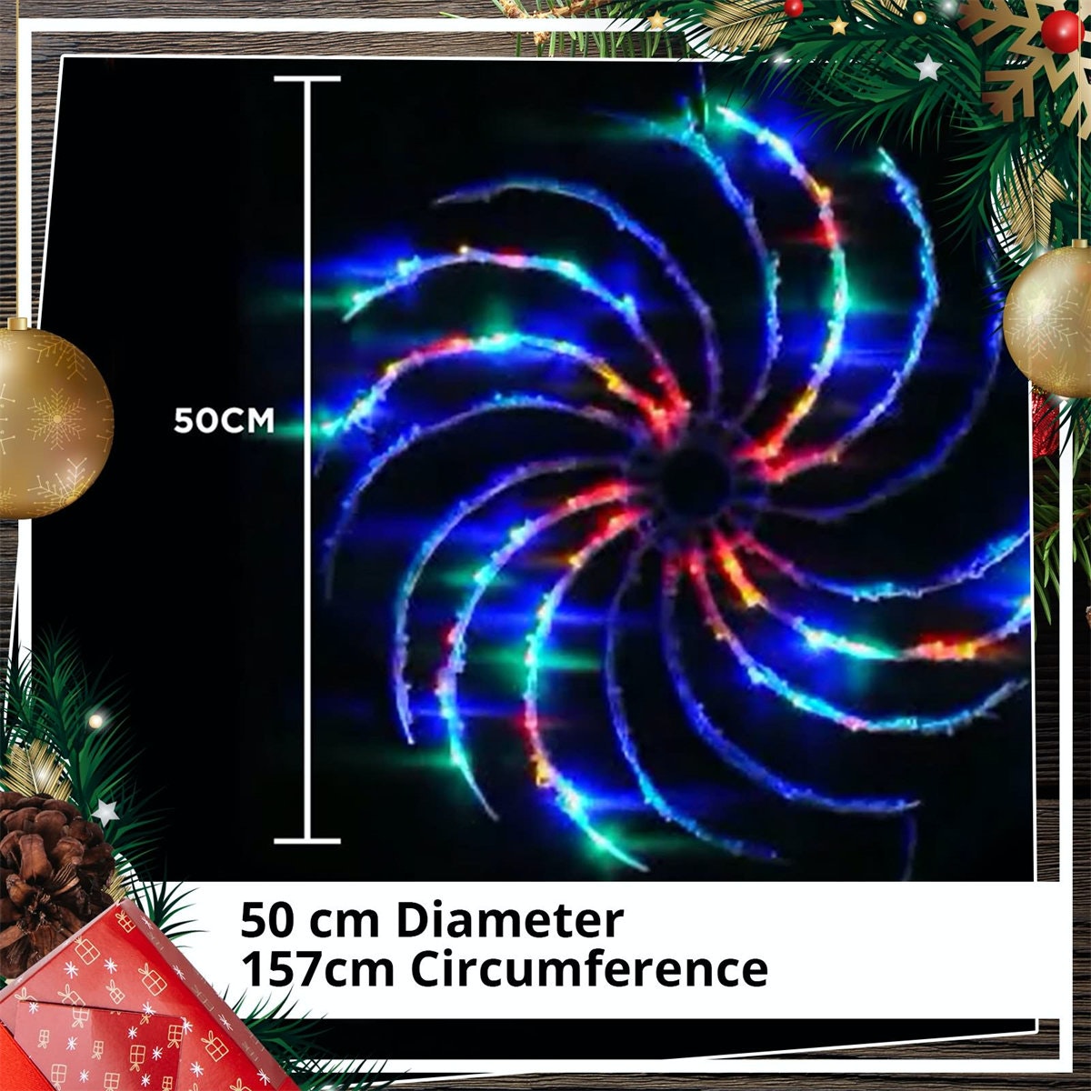 LED Spinner Light 50cm – Christmas Lights Shop