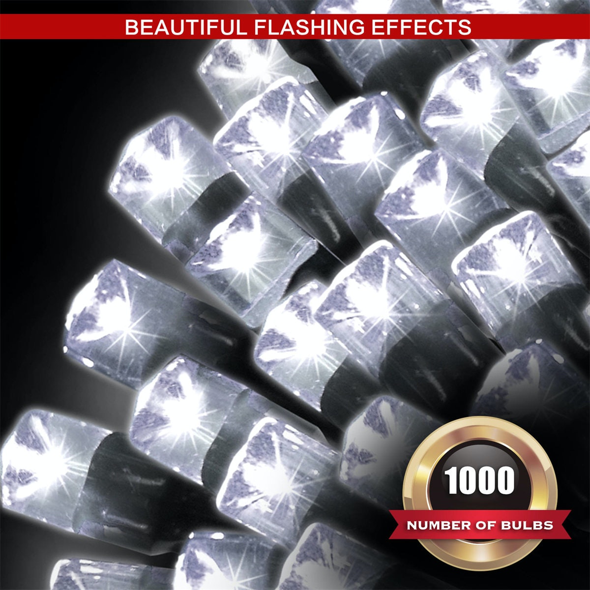 1000 LED Fairy Cool White