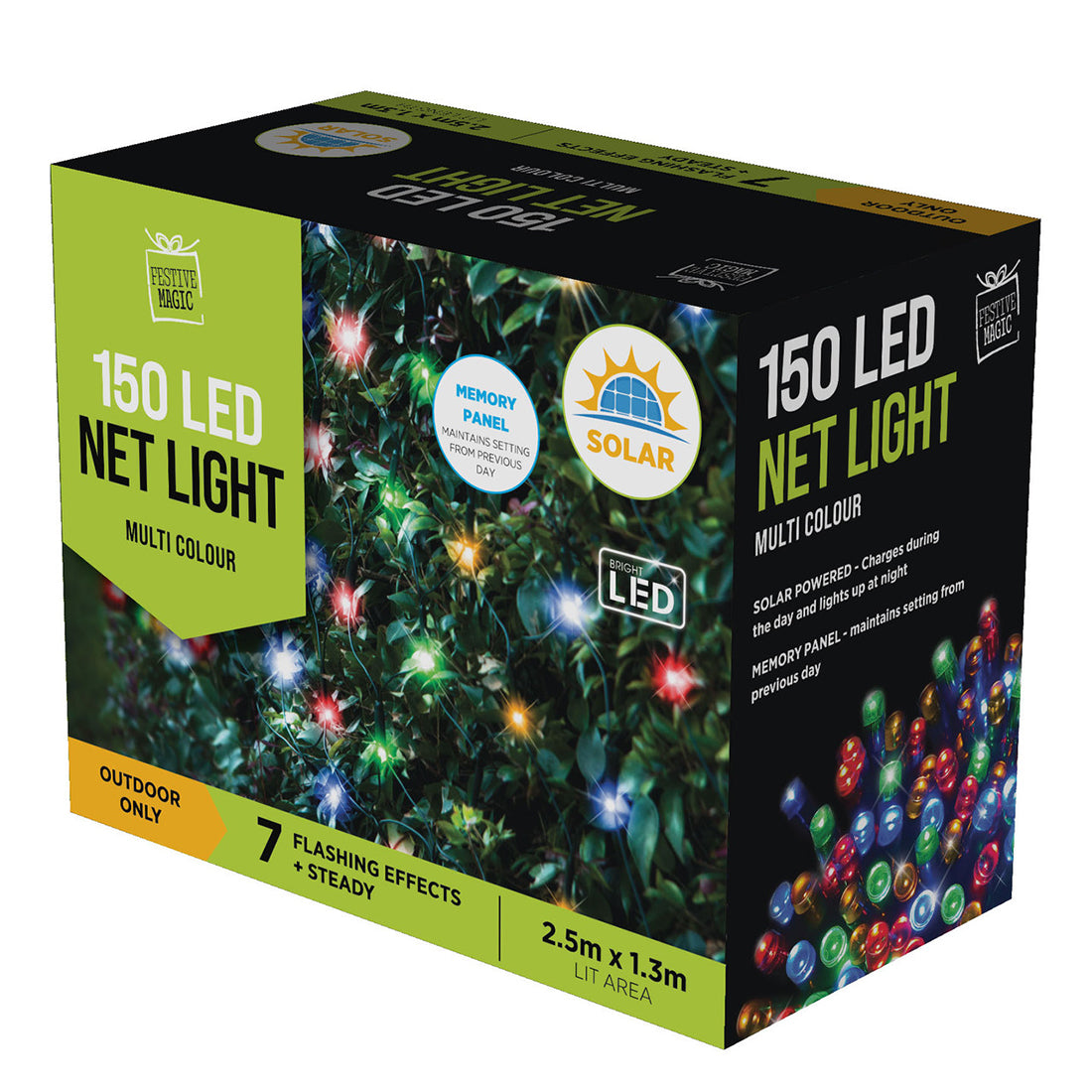 150 LED Solar Net Multi