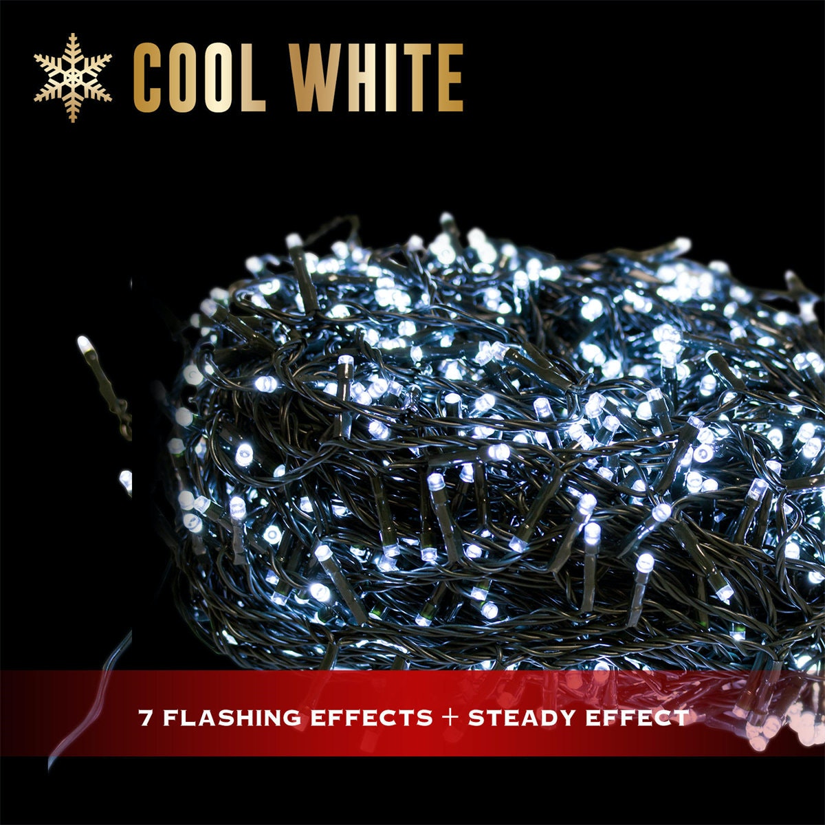 1000 LED Fairy Cool White